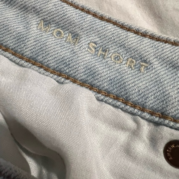 American Eagle Distressed High Waisted Jean Shorts - Picture 3 of 5